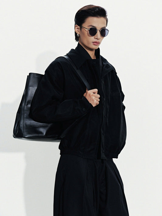 BLACK AERO SUEDE JACKET
