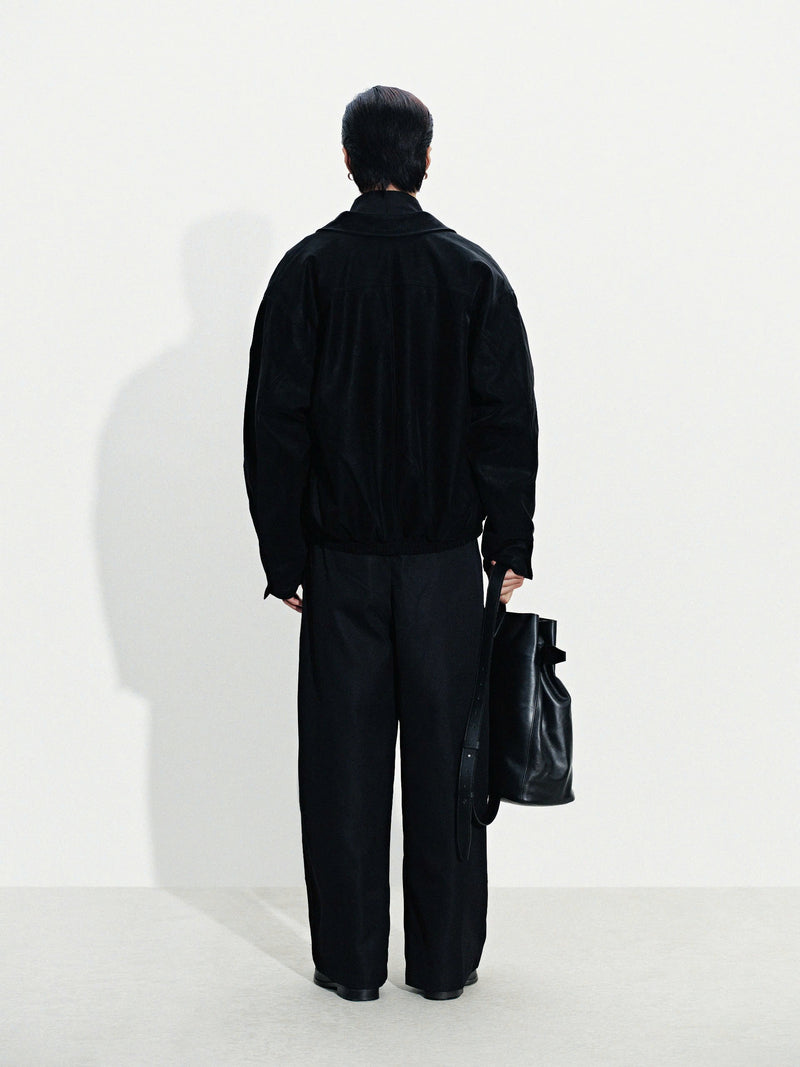 BLACK AERO SUEDE JACKET