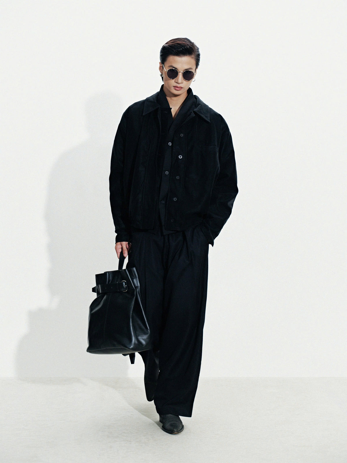 BLACK AERO SUEDE JACKET