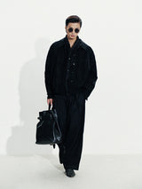 BLACK AERO SUEDE JACKET