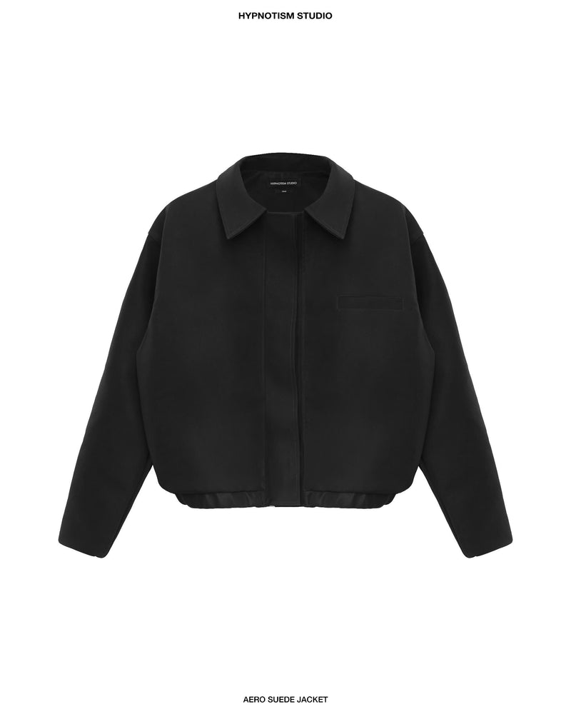 BLACK AERO SUEDE JACKET