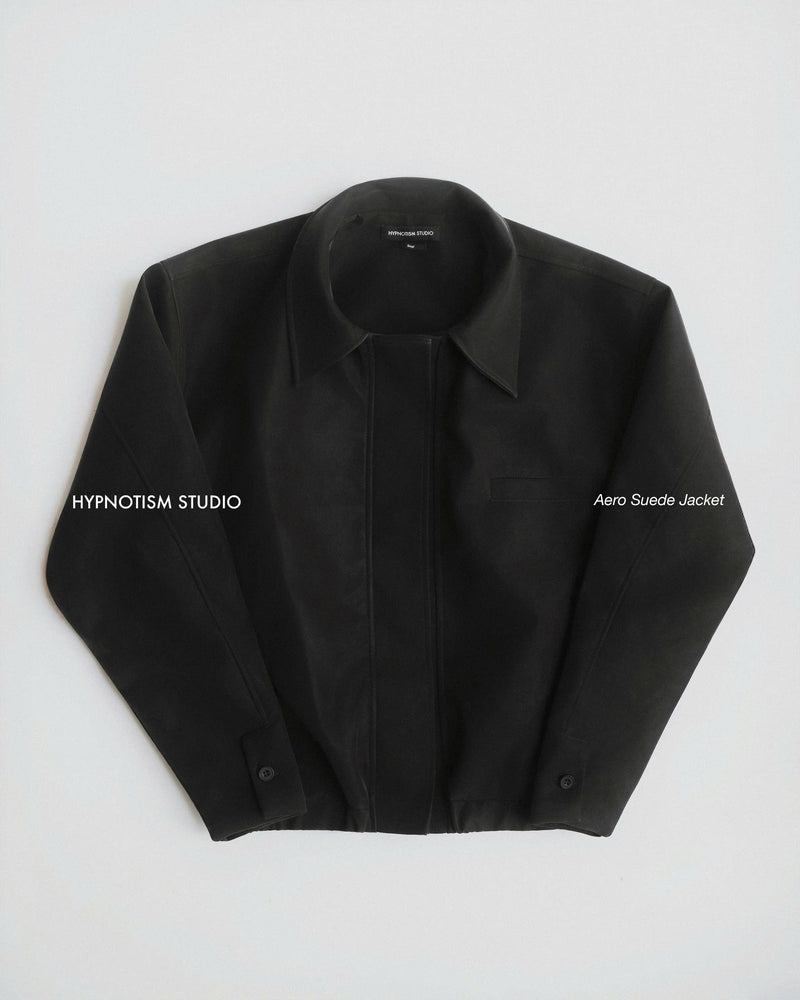 BLACK AERO SUEDE JACKET