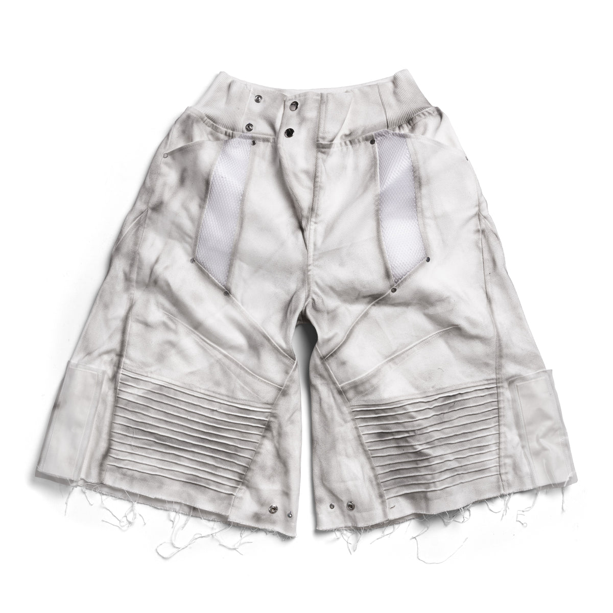 TRR-06 CHASER BIKER DIRTY SHORT JEANS 