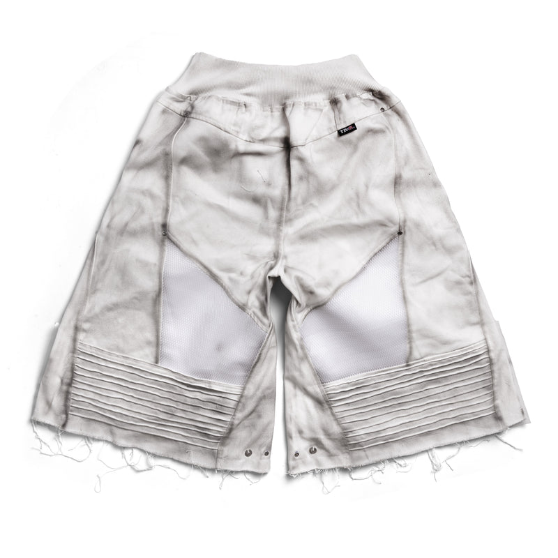 TRR-06 CHASER BIKER DIRTY SHORT JEANS 