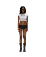 TBT10 - "FNOS" PRINTED CROPTOP - WHITE
