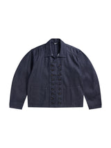 TYPE-E UTILITY RAW-DENIM JACKET 