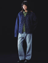 TYPE-E UTILITY RAW-DENIM JACKET 