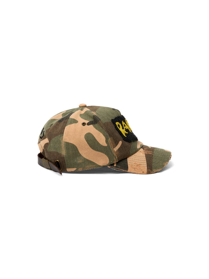 RK BEADED CAMO CAP