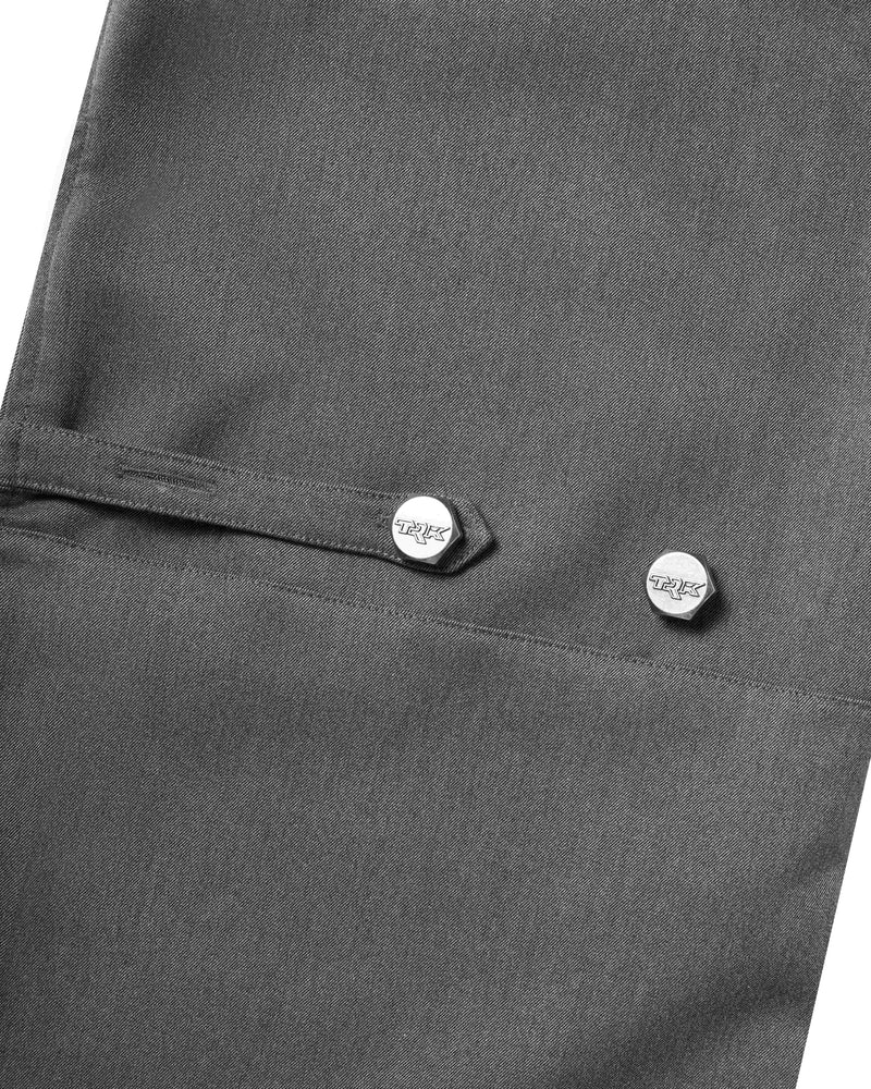 TRR-28 R200 CLUB FLARED TROUSERS GREY