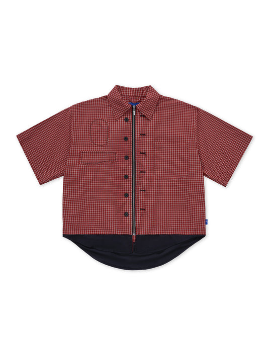JU PLAID RED SHIRT