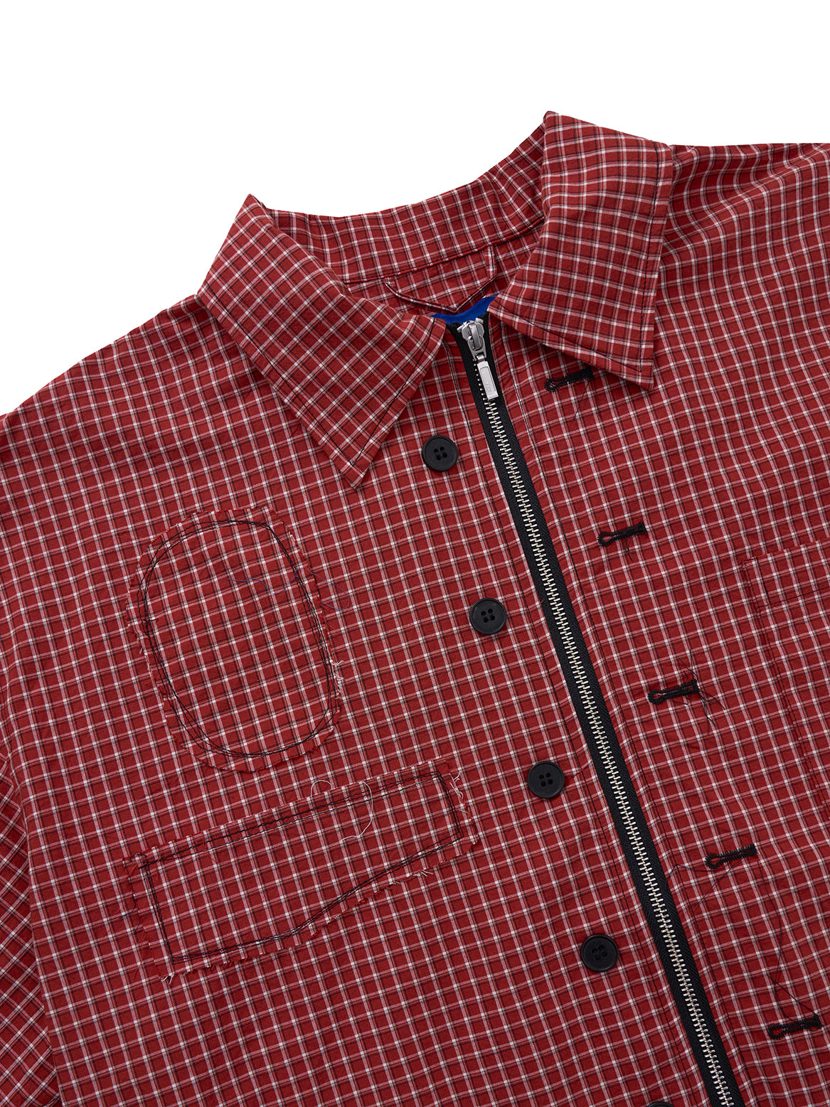 JU PLAID RED SHIRT