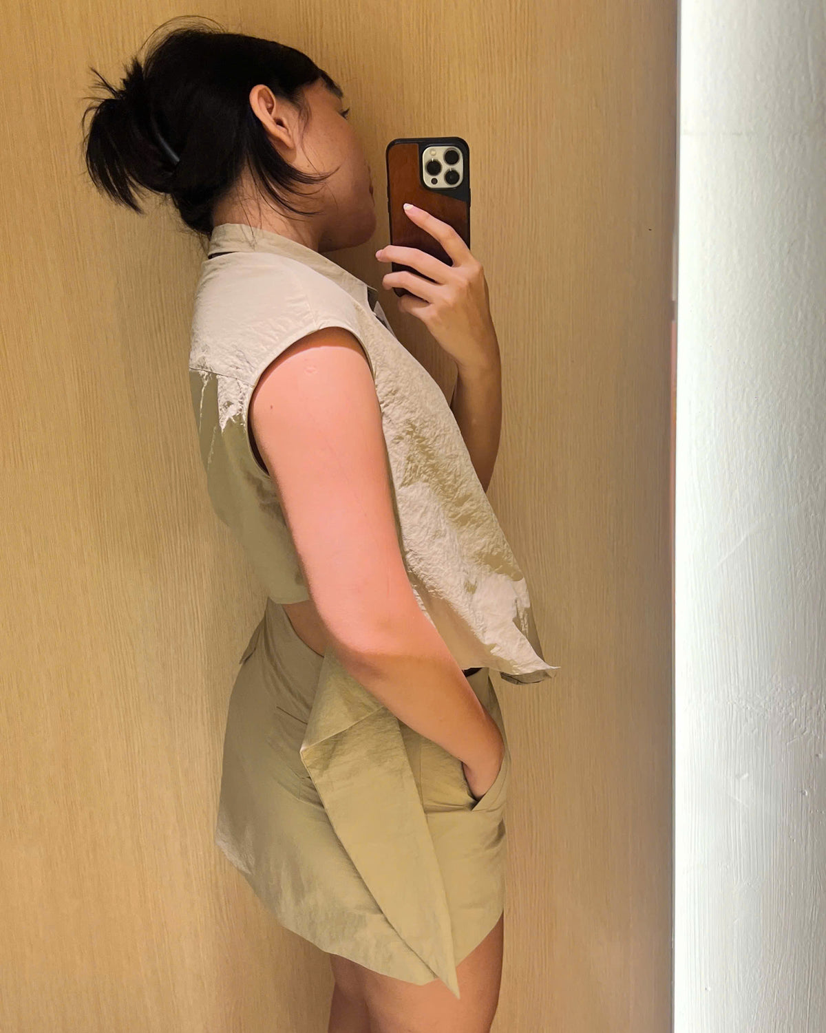 THONG DONG SHIRT - BEIGE
