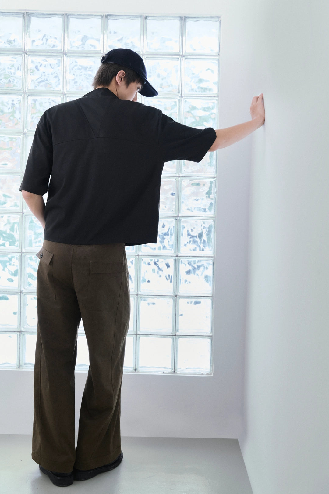 TEXTURED TROUSERS