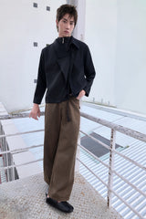 TEXTURED TROUSERS