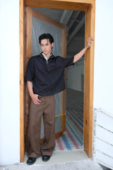TEXTURED TROUSERS