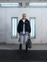 WIDE LEG GREY SHORT