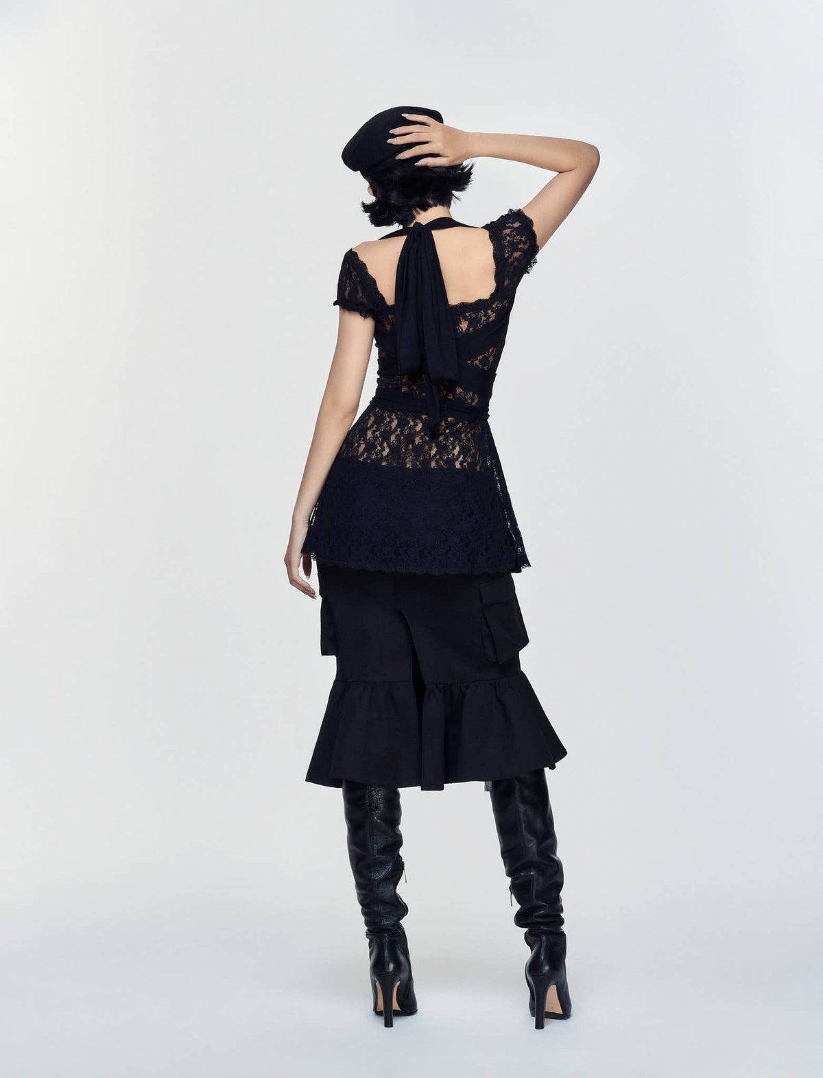 NOCTURNE LACE TOP