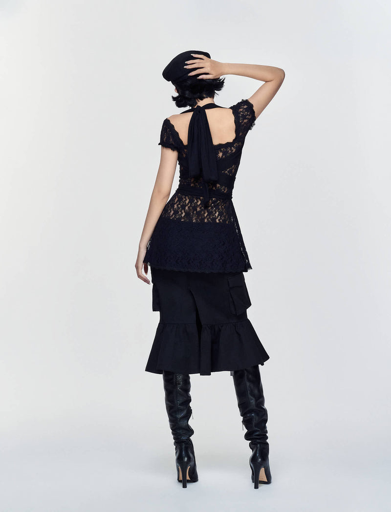 NOCTURNE LACE TOP