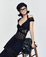 NOCTURNE LACE TOP