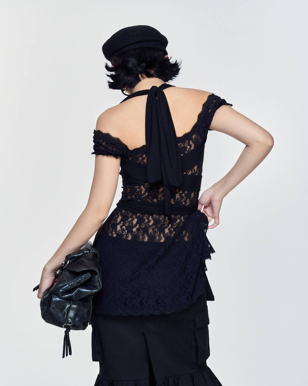 NOCTURNE LACE TOP