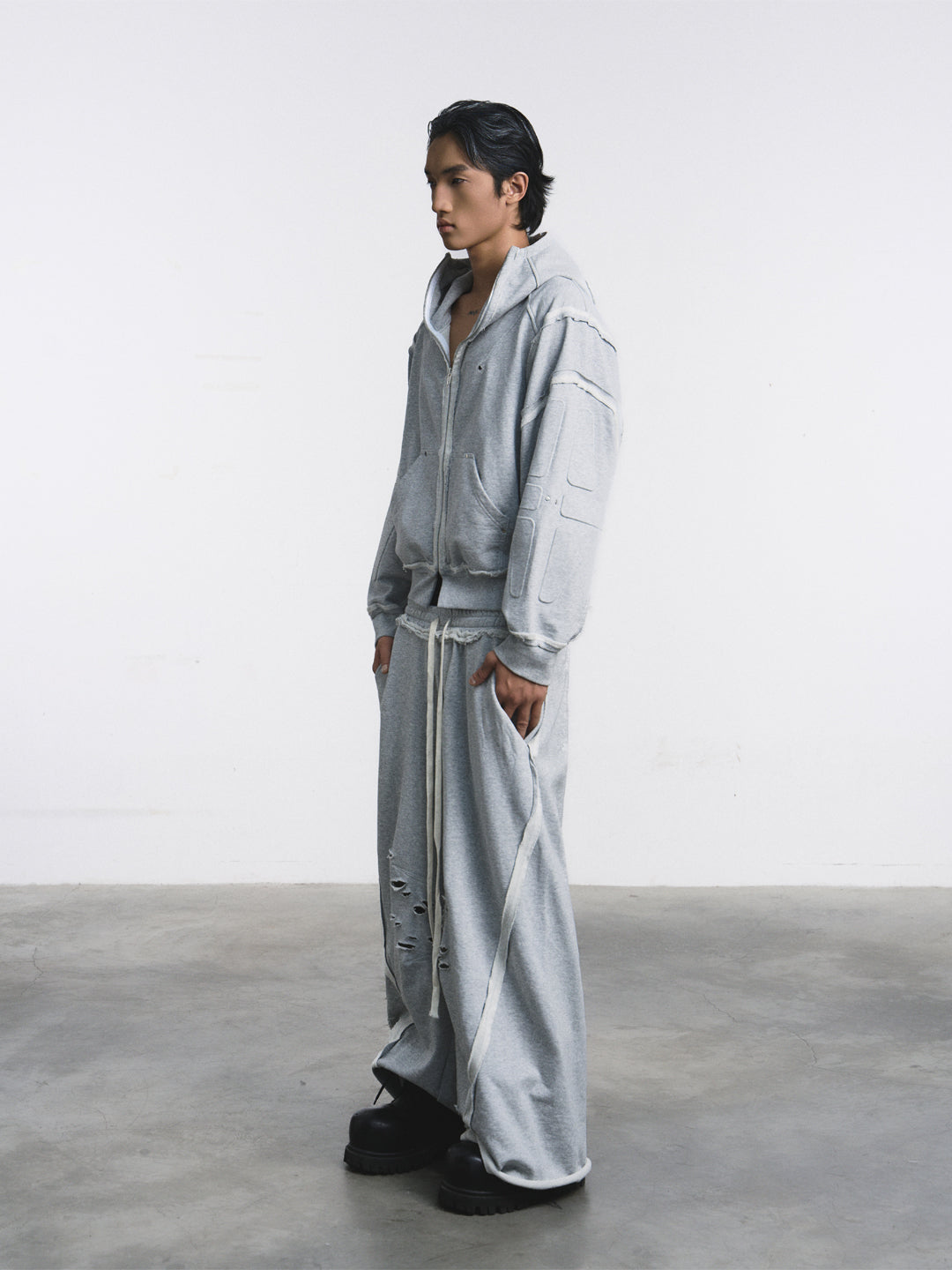 APEX GREY HOODIE