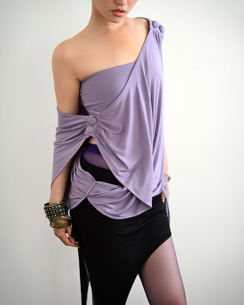 FLOW TOP - PASTEL PURPLE
