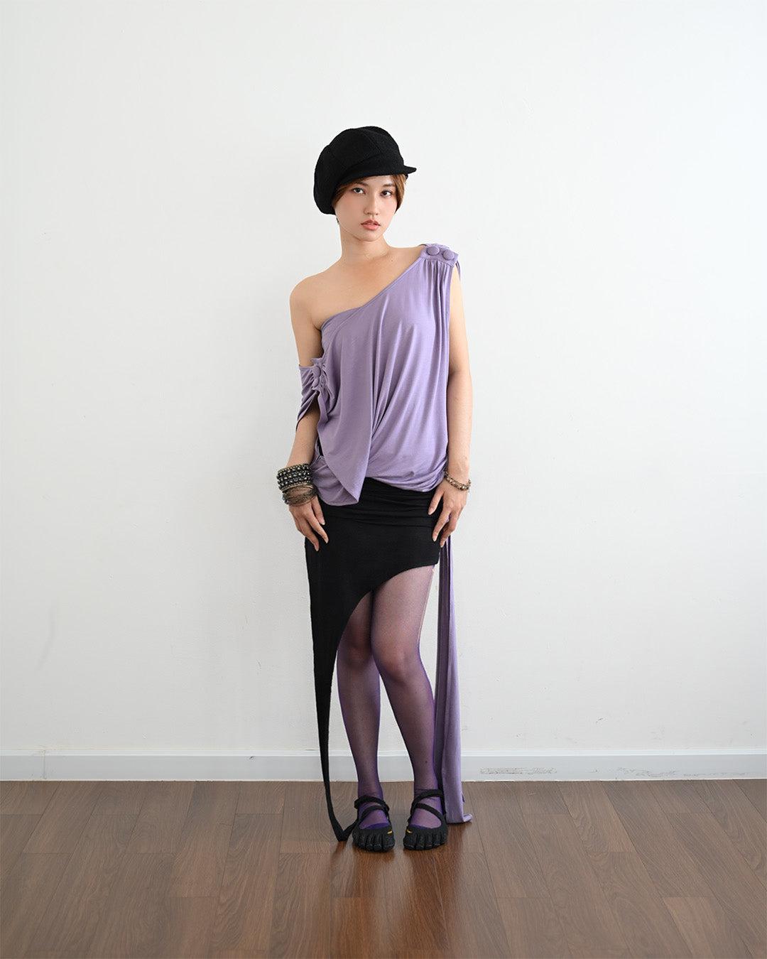 FLOW TOP - PASTEL PURPLE