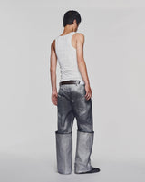 ENIGMA METAL CUFFED JEANS