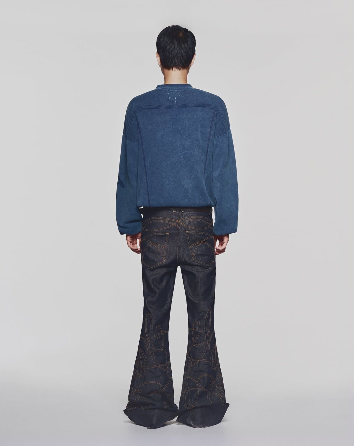 FADED NAVY LDJ AGED KNIT