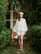 WHITE VEIL SET