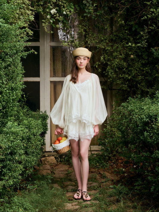 WHITE VEIL SET