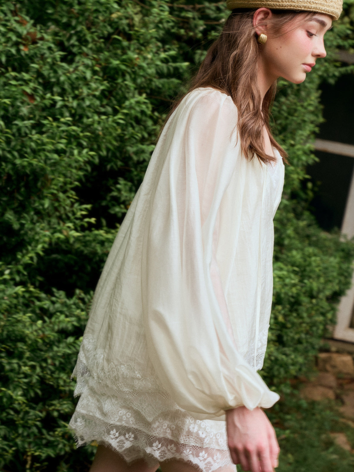 WHITE VEIL SET