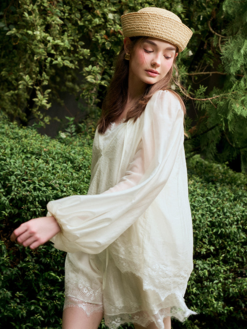 WHITE VEIL SET