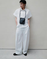WHITE PATCH POCKET SHIRT