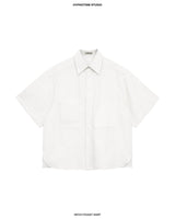 WHITE PATCH POCKET SHIRT