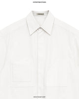 WHITE PATCH POCKET SHIRT