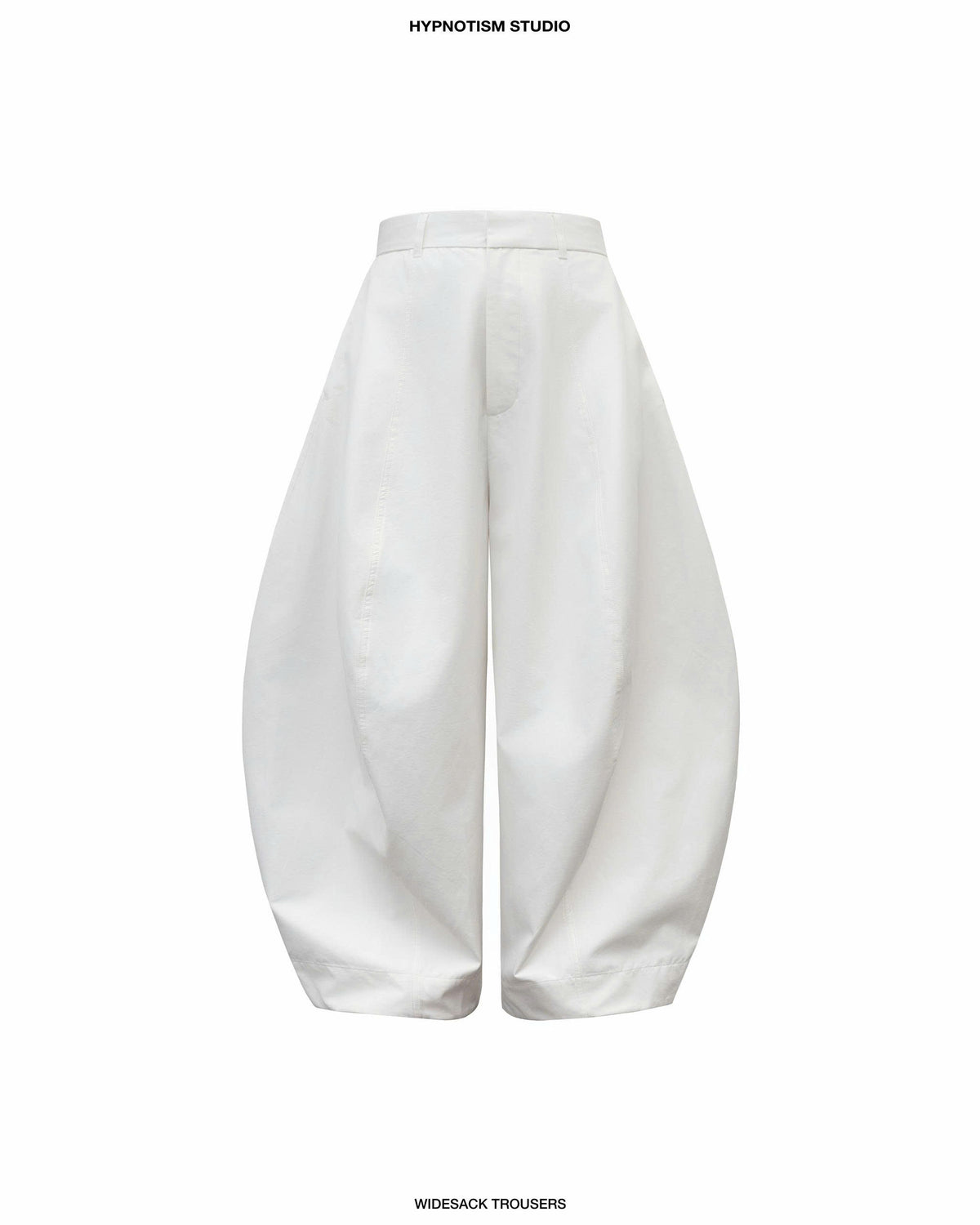 WHITE WIDESACK TROUSERS