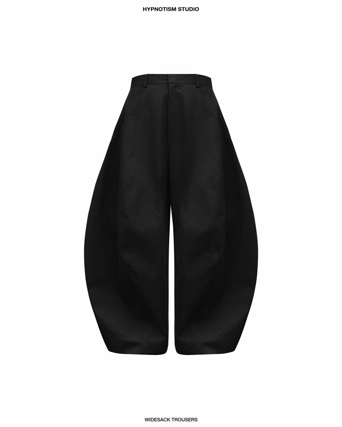 BLACK WIDESACK TROUSERS
