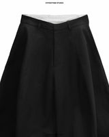 BLACK WIDESACK TROUSERS