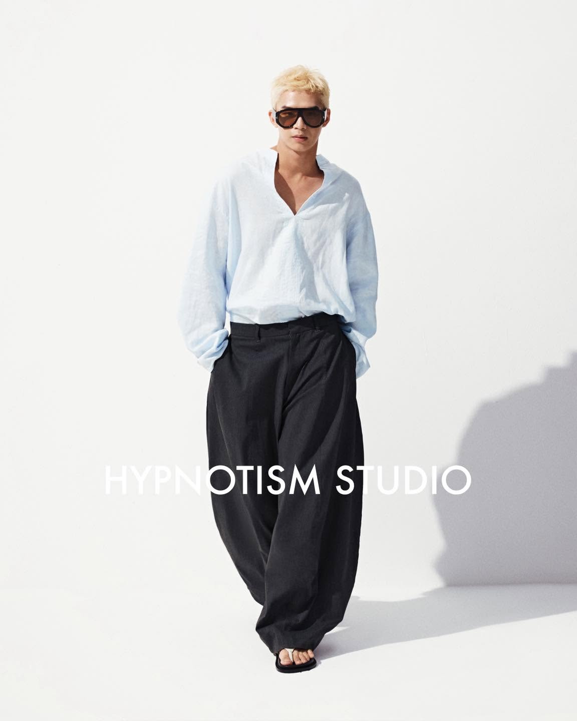 GREY WIDESACK TROUSERS
