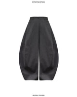 GREY WIDESACK TROUSERS