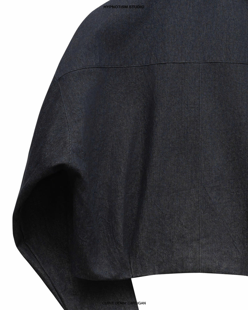CURVE DENIM CARDIGAN