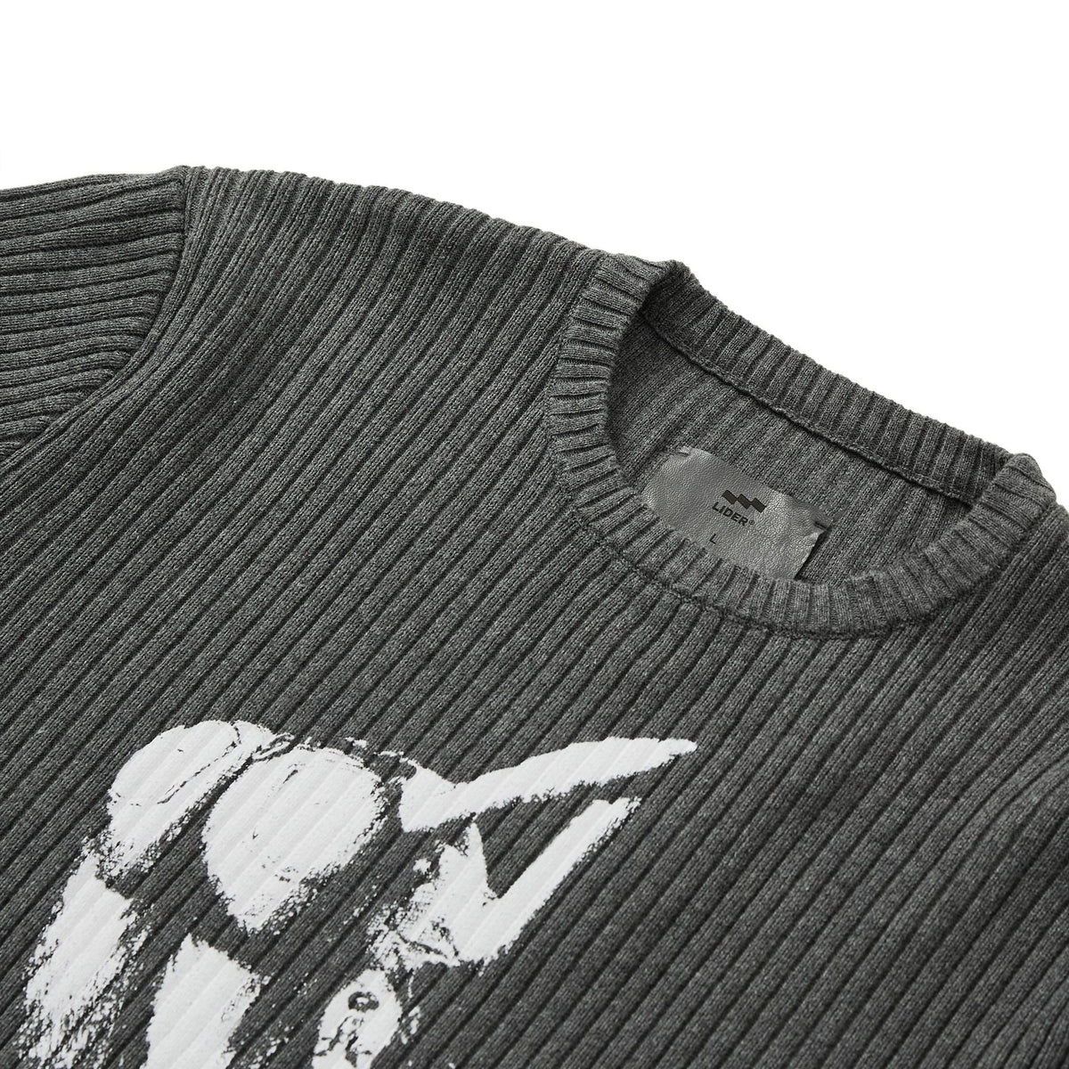 HIPSIDE DOUBLE SLEEVE KNIT TEE