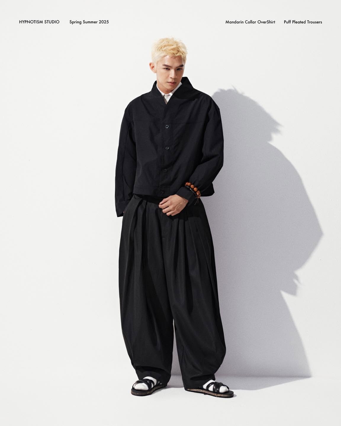 PUFF PLEATED TROUSERS