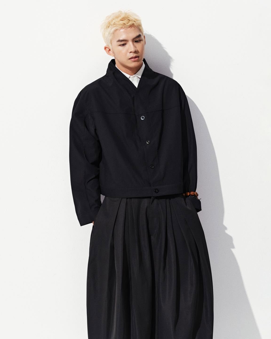PUFF PLEATED TROUSERS