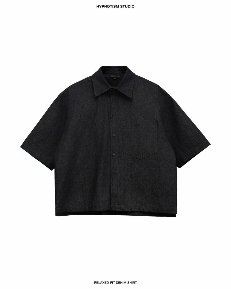 RELAXED FIT DENIM SHIRT