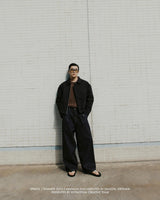 INDIGO FLAQUE DENIM PANTS