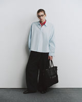 INDIGO FLAQUE DENIM PANTS
