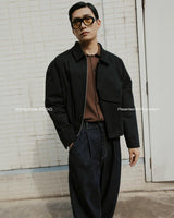 INDIGO FLAQUE DENIM PANTS