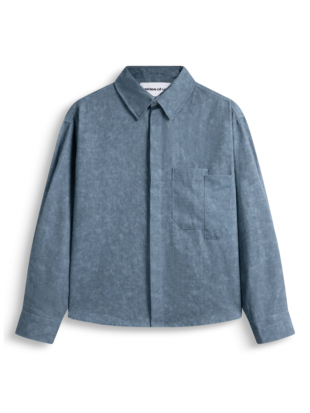 BLEACH EFFECT SHIRT V2 - BLUE
